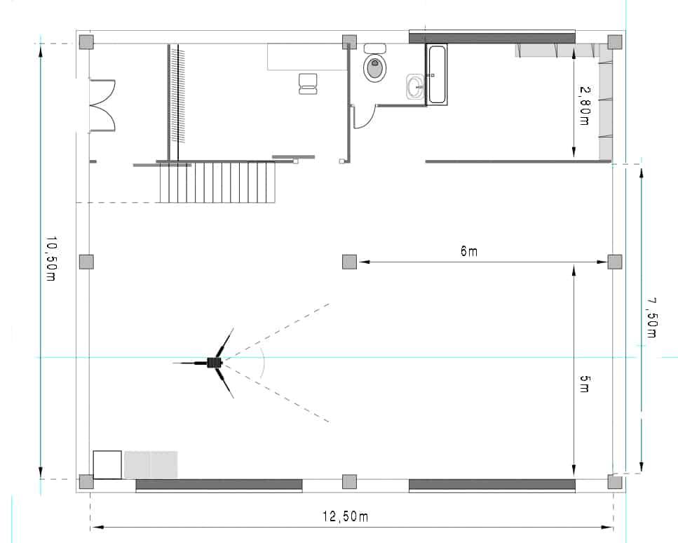 Plànol de l’estudi